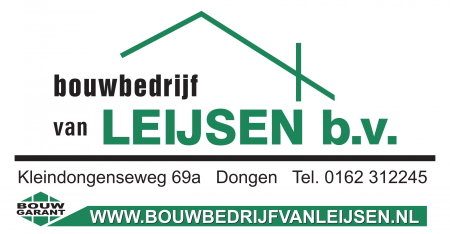 Sponsor DongenIce Bouwbedrijf Van Leijsen