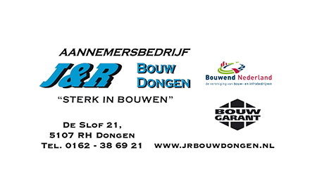 Sponsor DongenIce Aannemersbedrijf J&R Bouw Dongen