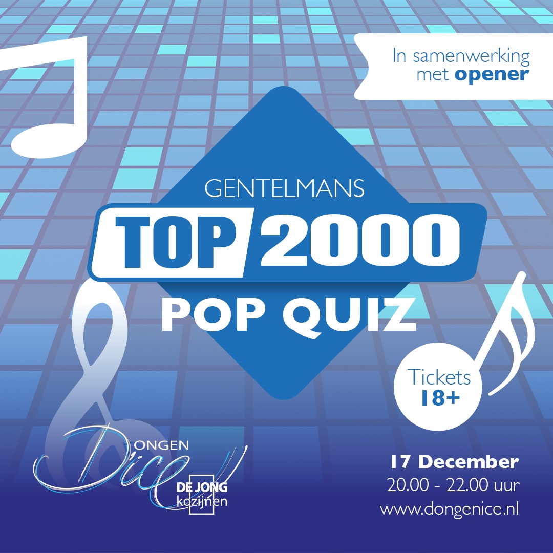 De Gentlemens Pop Quiz (18+)